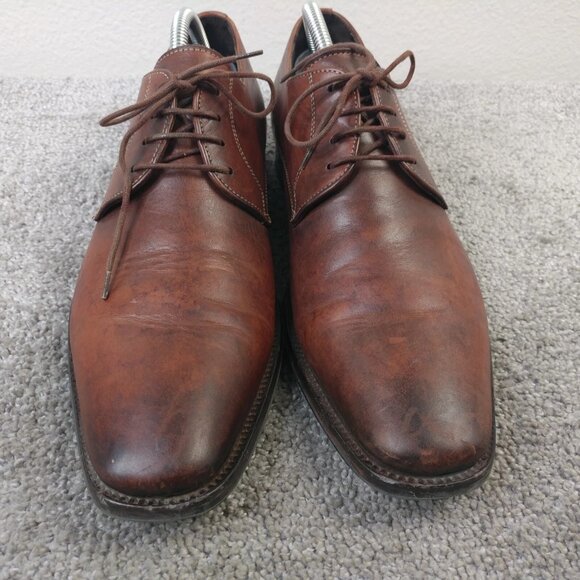 To Boot New York Adam Derrick Mens Size 8 Shoes Brown Leather Lace Up Oxford - Picture 6 of 12